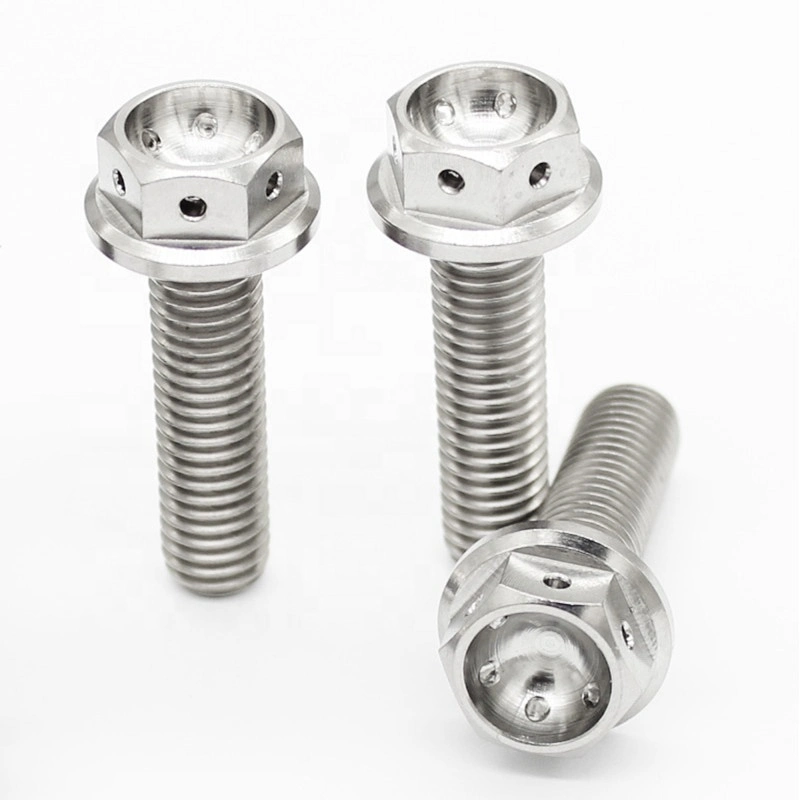 DIN6921 Stainless Steel Flange Head Screw with or Without Serration Full/Half Thread Flange Bolt