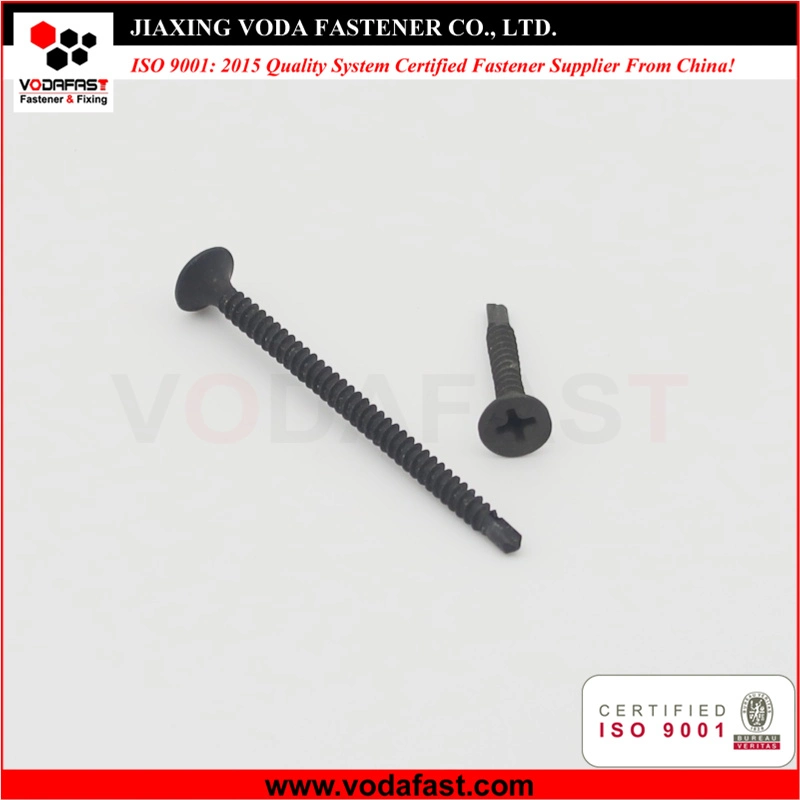 Vodafast Drywall Drilling Tapping Screws Black