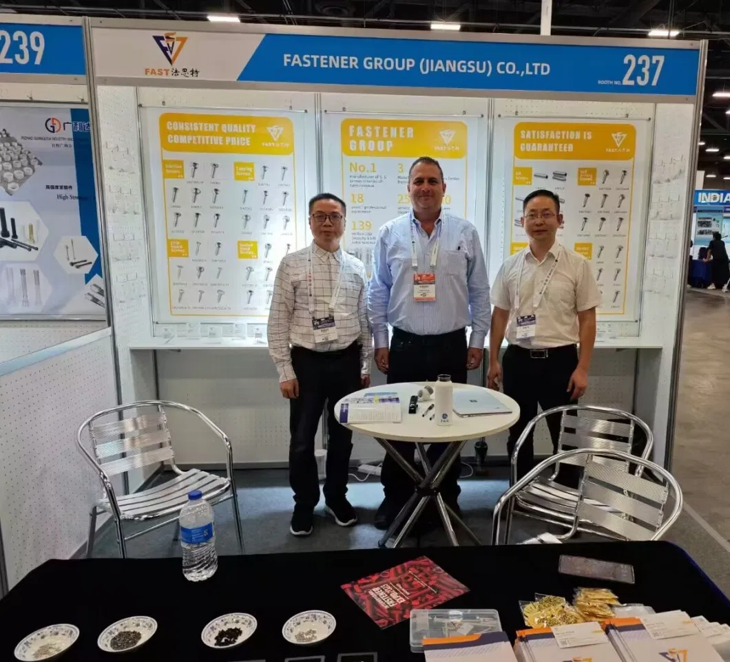 Flat Rib Head Type 17 Cutting Point Screw Wood Decking Screw with 1000 Hours Ruspert Coating