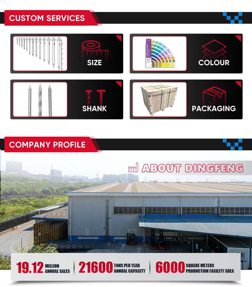 Long Common Versatile U Type Concrete Nails