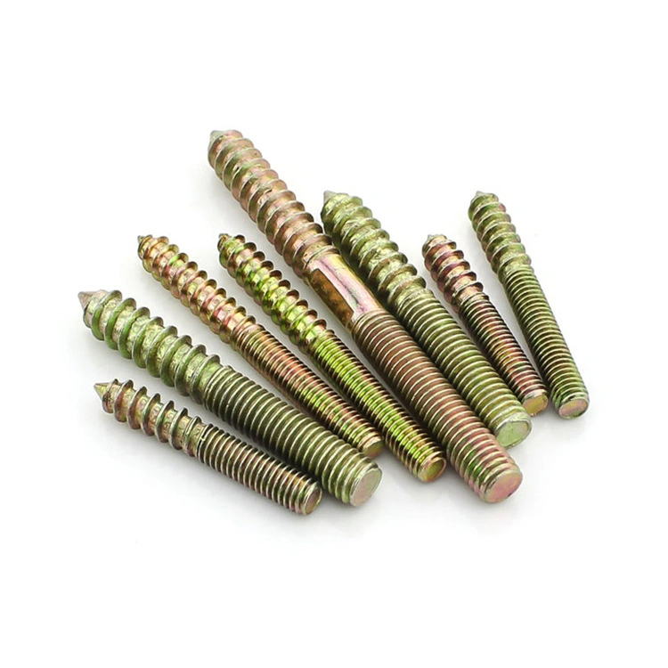 Pointed Tail Double Headed Self Tapping Wooden Drywall Screws Stud Bolt