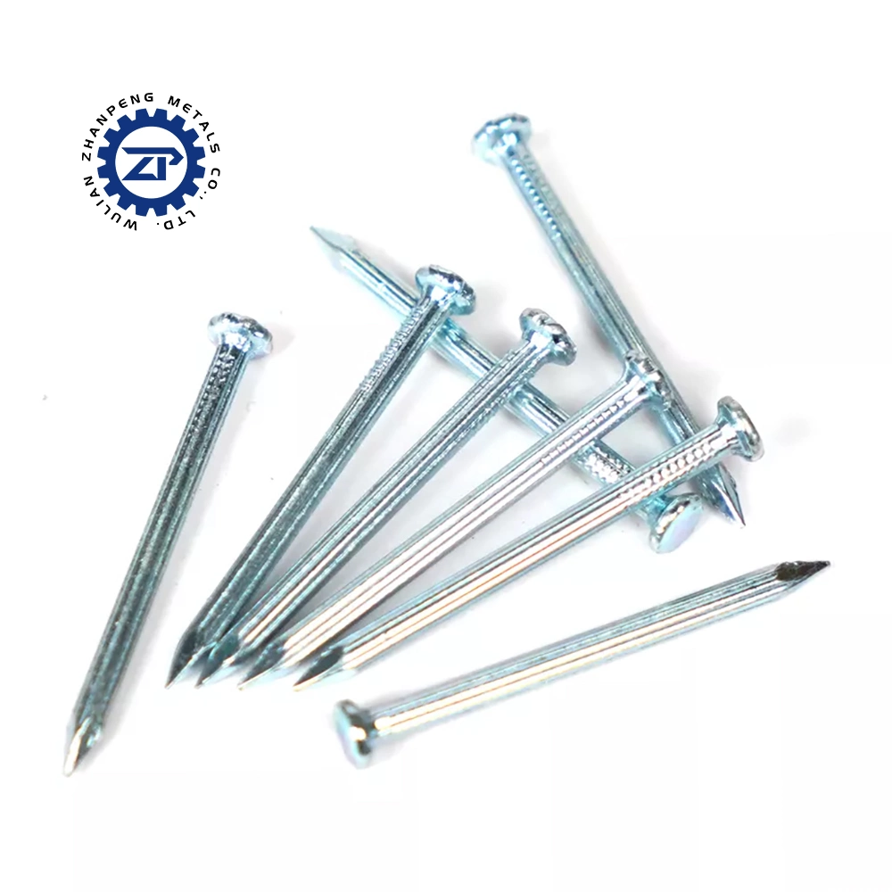 55# Steel Electro Galvanized Concrete Nail with Smooth Shank for Construction