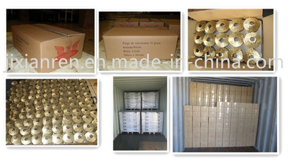 V. C (vinyl coated) Wire Coil Pallet Nails with Ring Shank