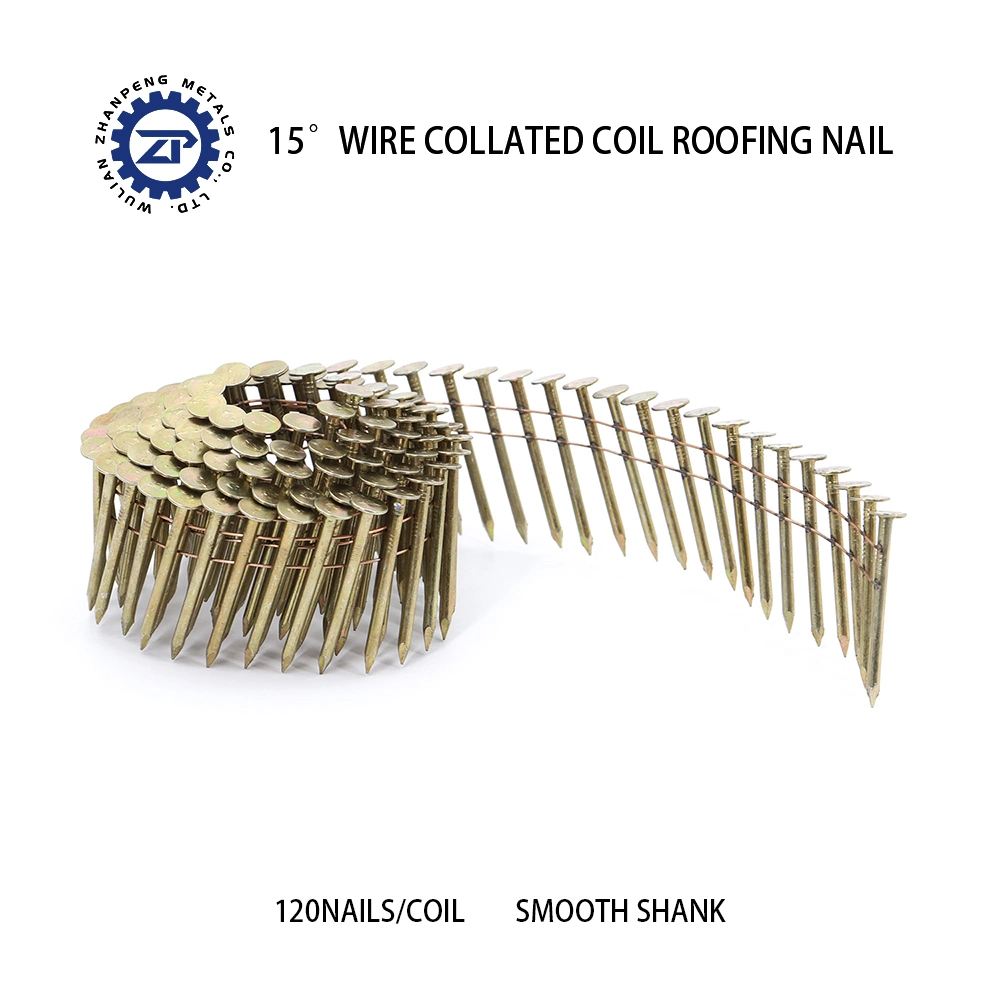 Electro Galvanized Ring Shank Wire Roofing Roll Nail