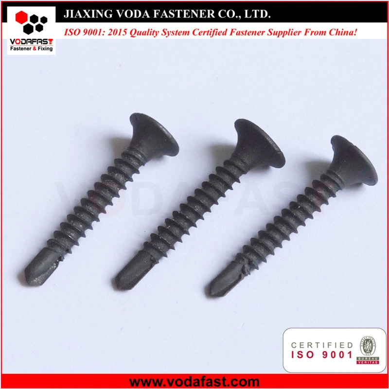 Vodafast Trumpet Head Self Drilling Screw Drywall Screw in Black