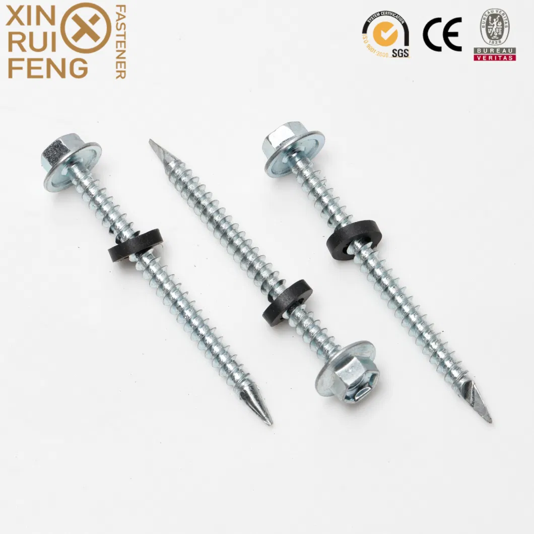 Hex Washer Head (HWH) Sheet Metal Screws Roof Self Drilling Metal Screws