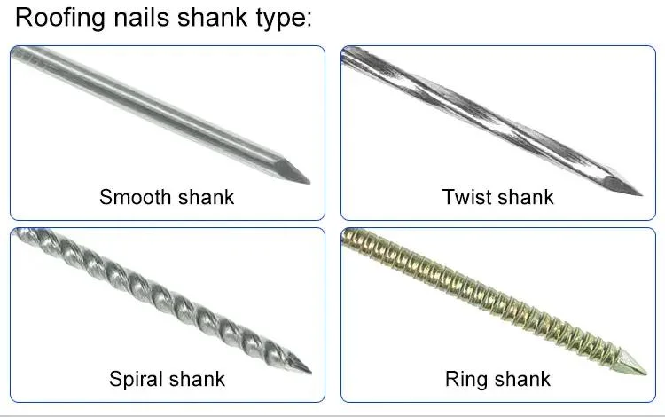 2024 Roofing Umbrella Screw Nails Clavos with Painted Colour Head