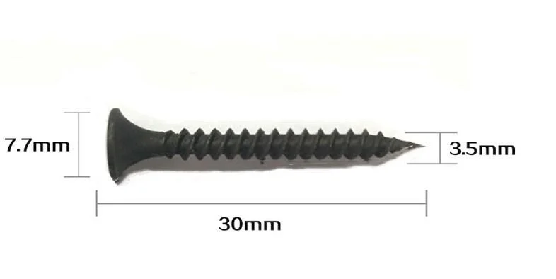 Chinese Manufacturer&prime;s Horn Head Self Drilling Fine Tooth and Coarse Tooth Screws