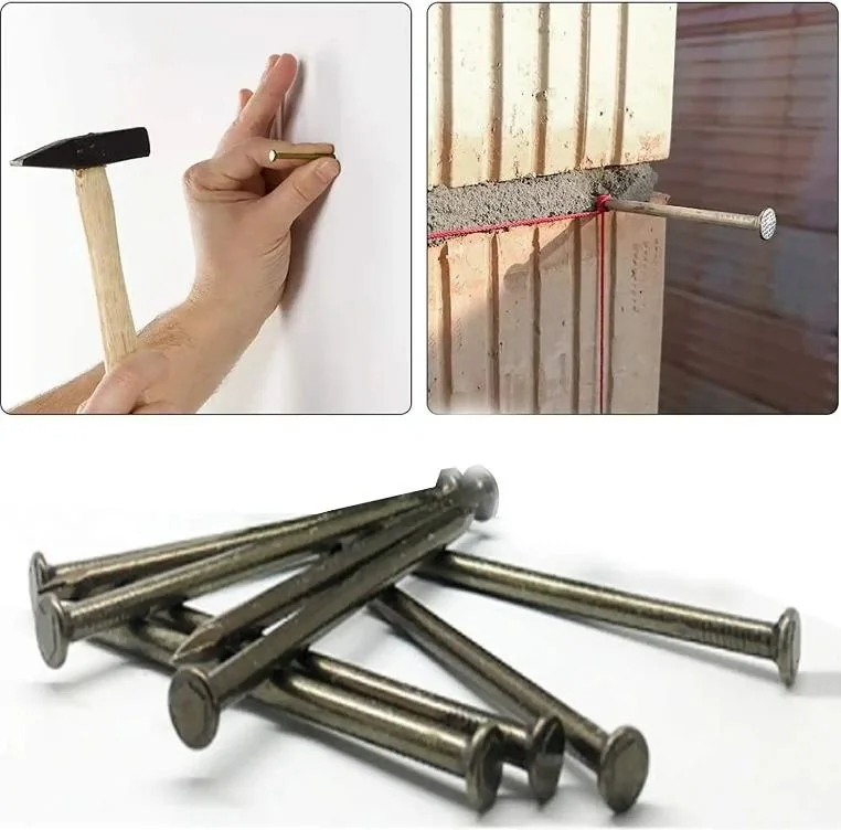 Building Polished Flat Head Carpentry Siding Wood Nails Common Wire Nails for Wood Galvanised Iron Construction Nail