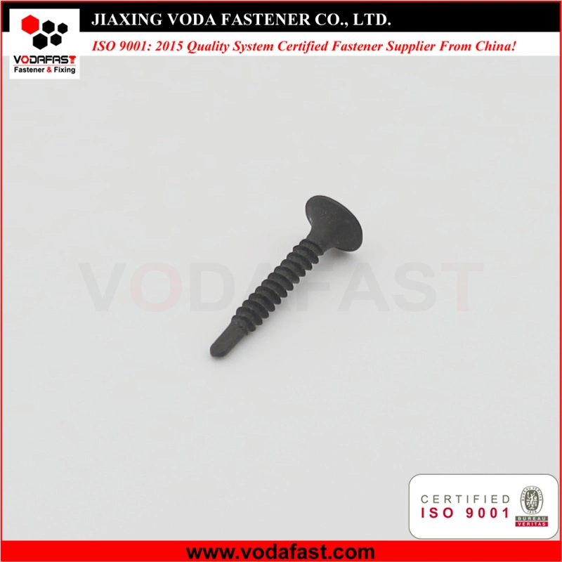 Vodafast Trumpet Head Self Drilling Screw Drywall Screw in Black