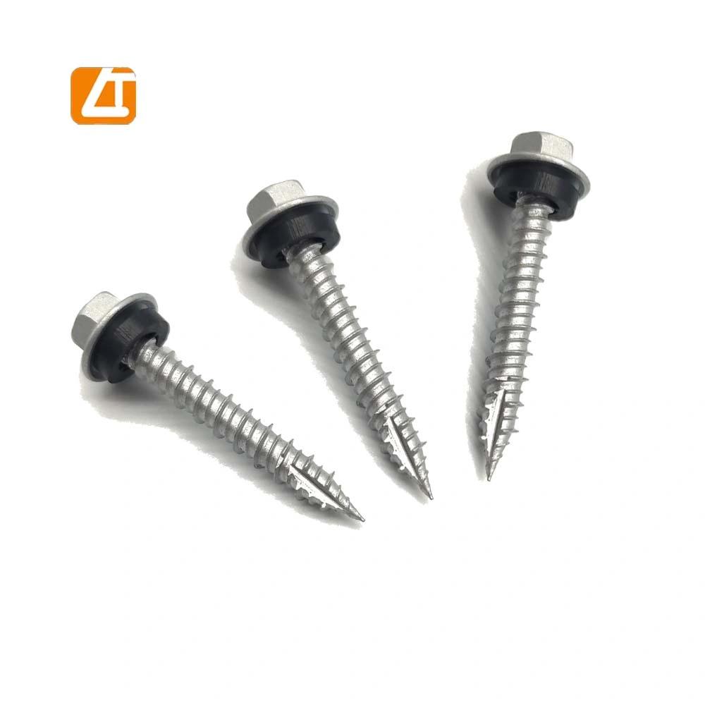 Hot Sell Yellow White Zinc Plated Type 17 Hex Head Screws