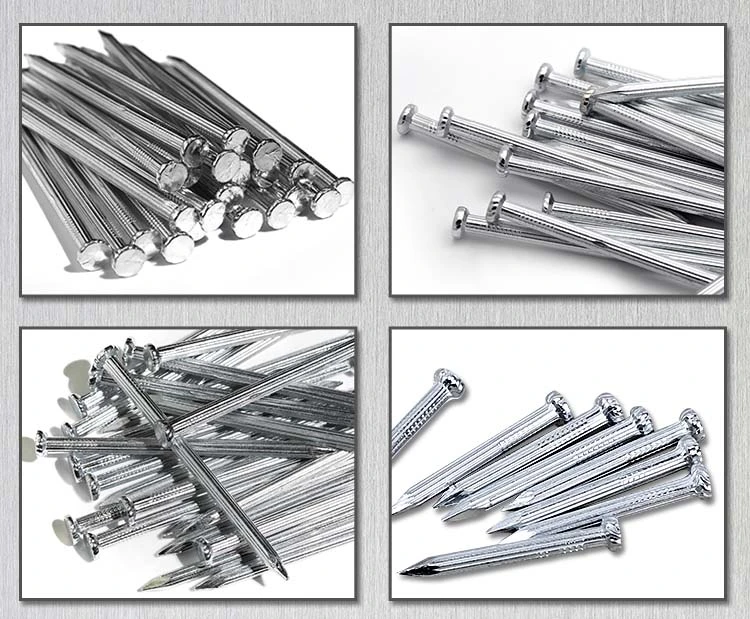 China Factory Iron Steel Smooth Shank Round Head Common Wire Nails