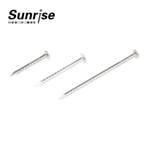 Flat Head (Checkered) Hollow Shank Nails Screws