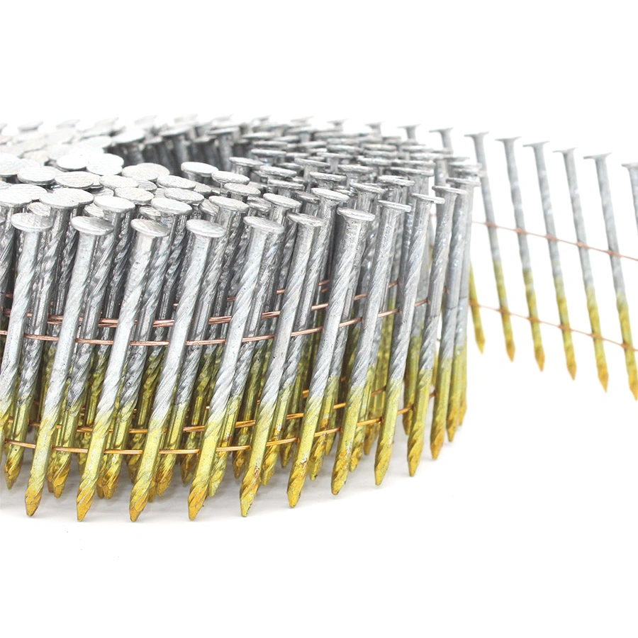 15 Degree 1-1/2 Inch X 0.092 Inch Galvanized Wire Collated Coil Nails