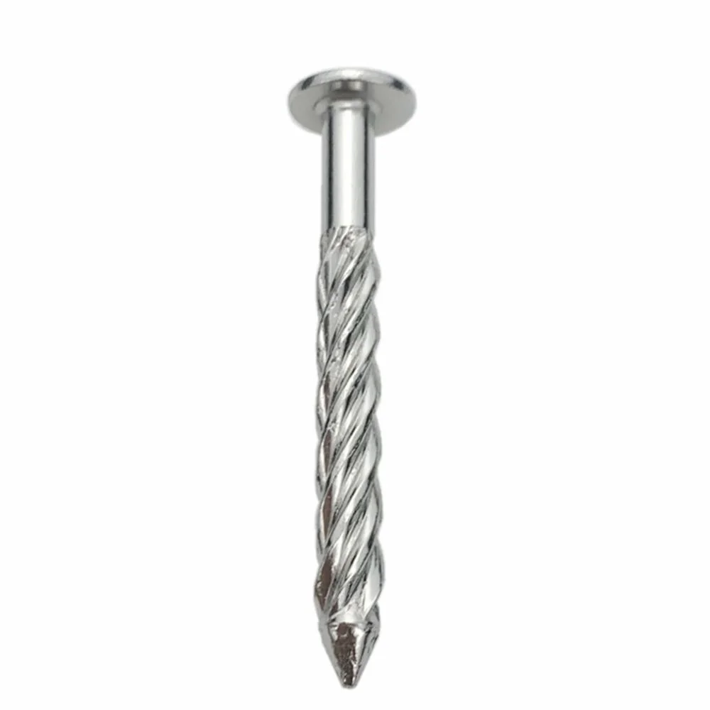 Q195 Material Flat Cap, Round Rod, Diamond Tip Common Nail