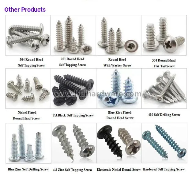 Galvanized Phillips Truss/Wafer Head Self Drilling Screw for Metal