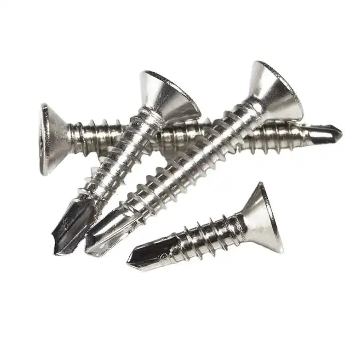 Customize Stainless Steel 304 Countersunk Flat Head Csk Self Drilling Screw