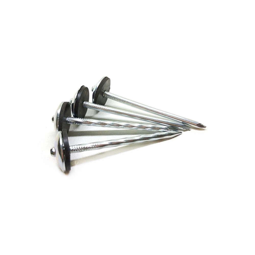 Umbrella Head Roofing Wire Nails Twisted Shank