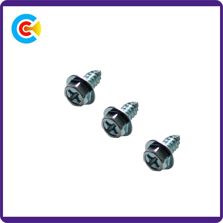 Stainless Steel Hex Flange Screw ANSI Standard Hex Flange Screw