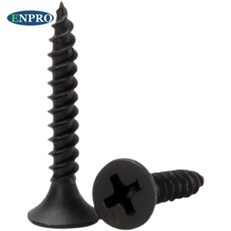 Tornillos Gypsum Plasterboard Black Phosphate Bugle Head Drywall Screw