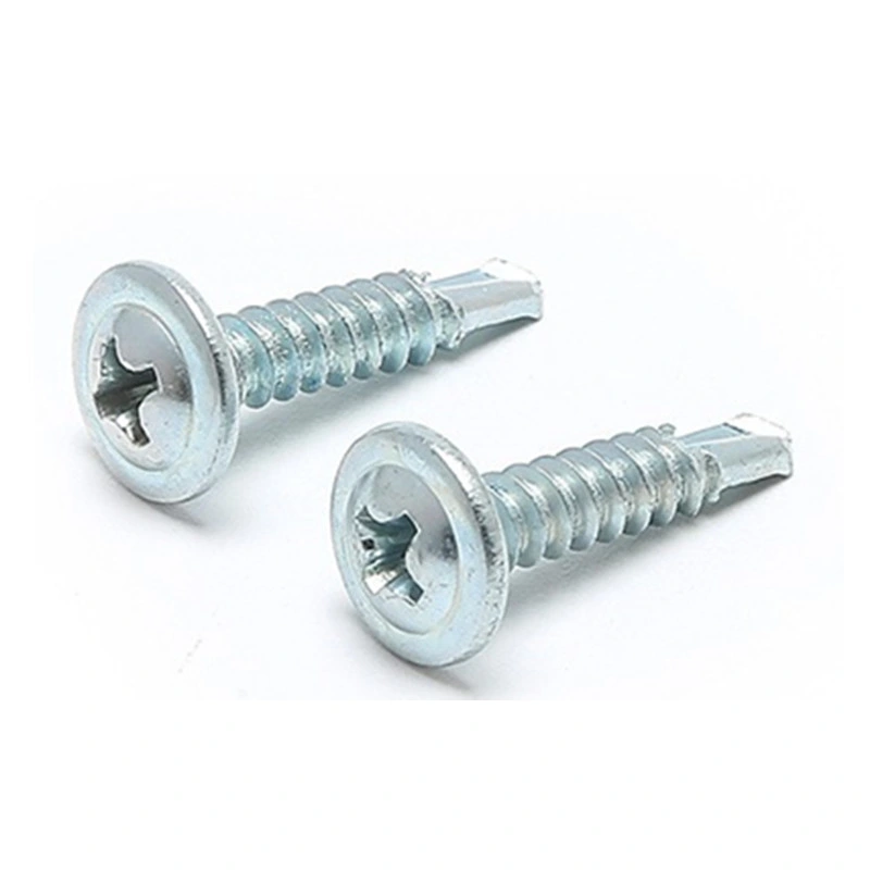 Galvanized Phillips Truss/Wafer Head Self Drilling Screw for Metal