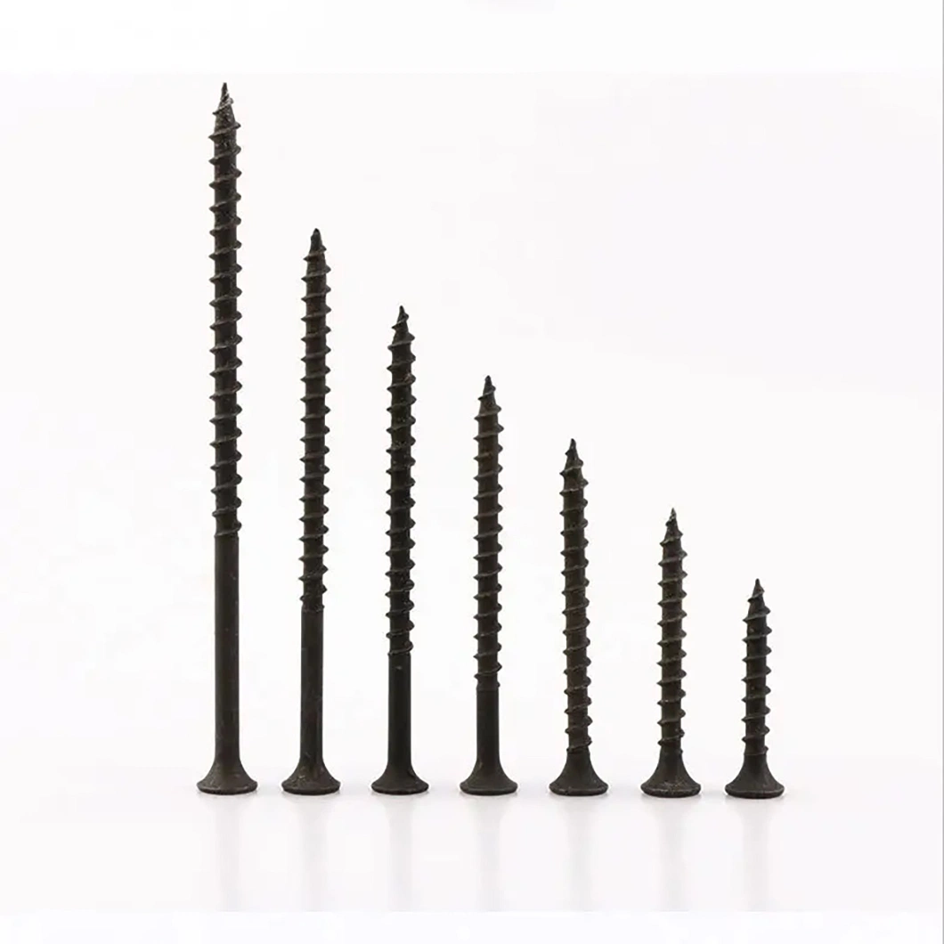 Black Phosphorus/Gray Phosphorus/Galvanized/Cross Countersunk Head/Coarse Teeth/High Strength Corrosion Resistance/Dry Wall Nail