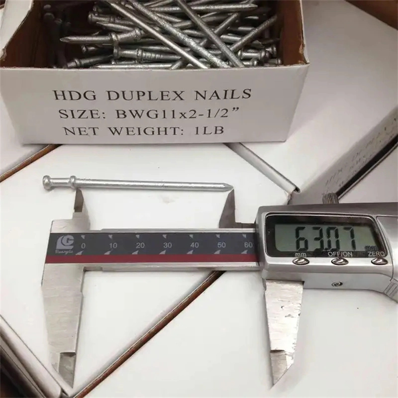 Bright Duplex Double Two Head Wire Iron Nails