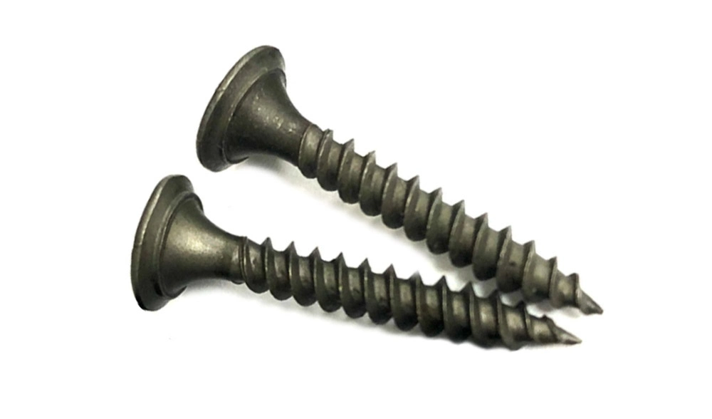 Black/Gray Phosphated Scavenger Bugle Head pH Recess Drywall Screw for Gypsum Board to Steel