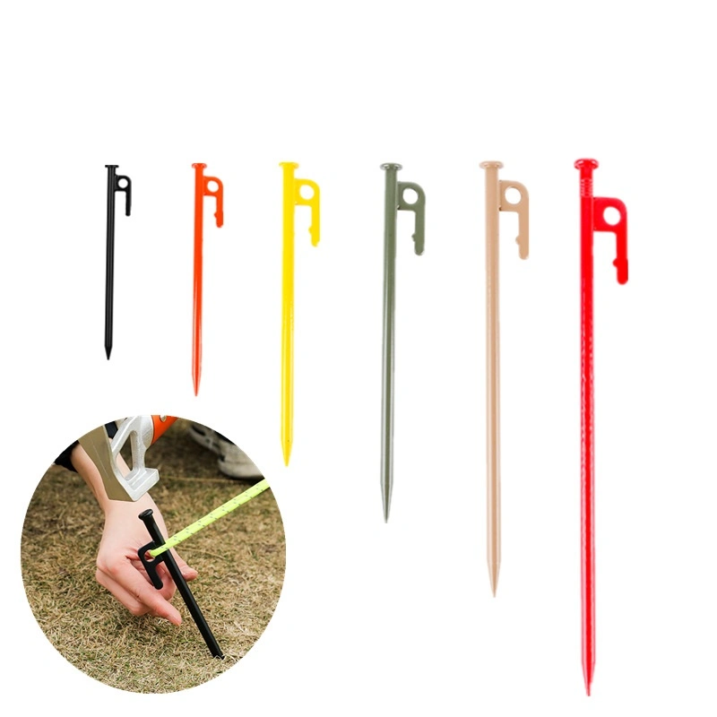 Outdoor Camping Accessories Fixed Tent Pegs Steel Ceiling Windproof Ground Nail