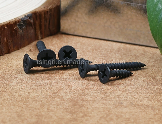 TGR/Tsingri 3.5/3.9/4.2mm Carbon Steel Black Drywall Screws For Plasterboard And Thin Steel Sheet