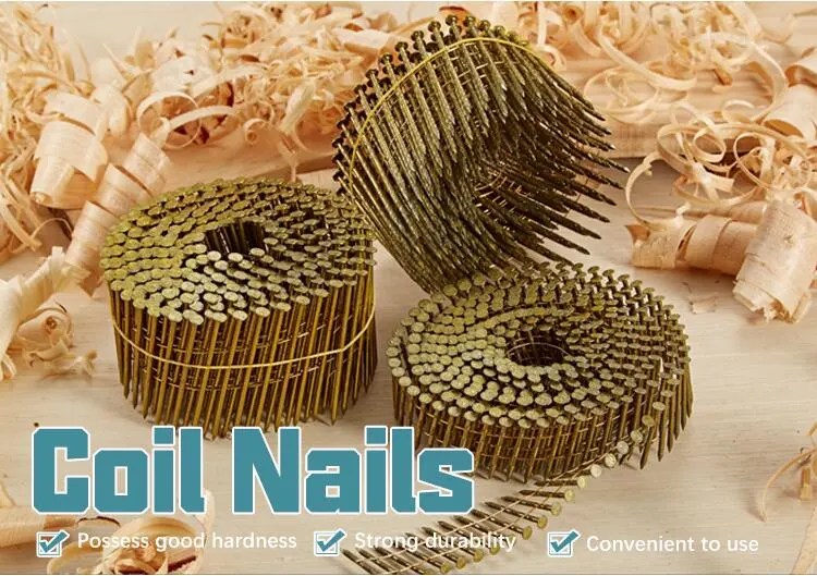 Ring Shank Coil Nails Bright Pallet Coil Nails