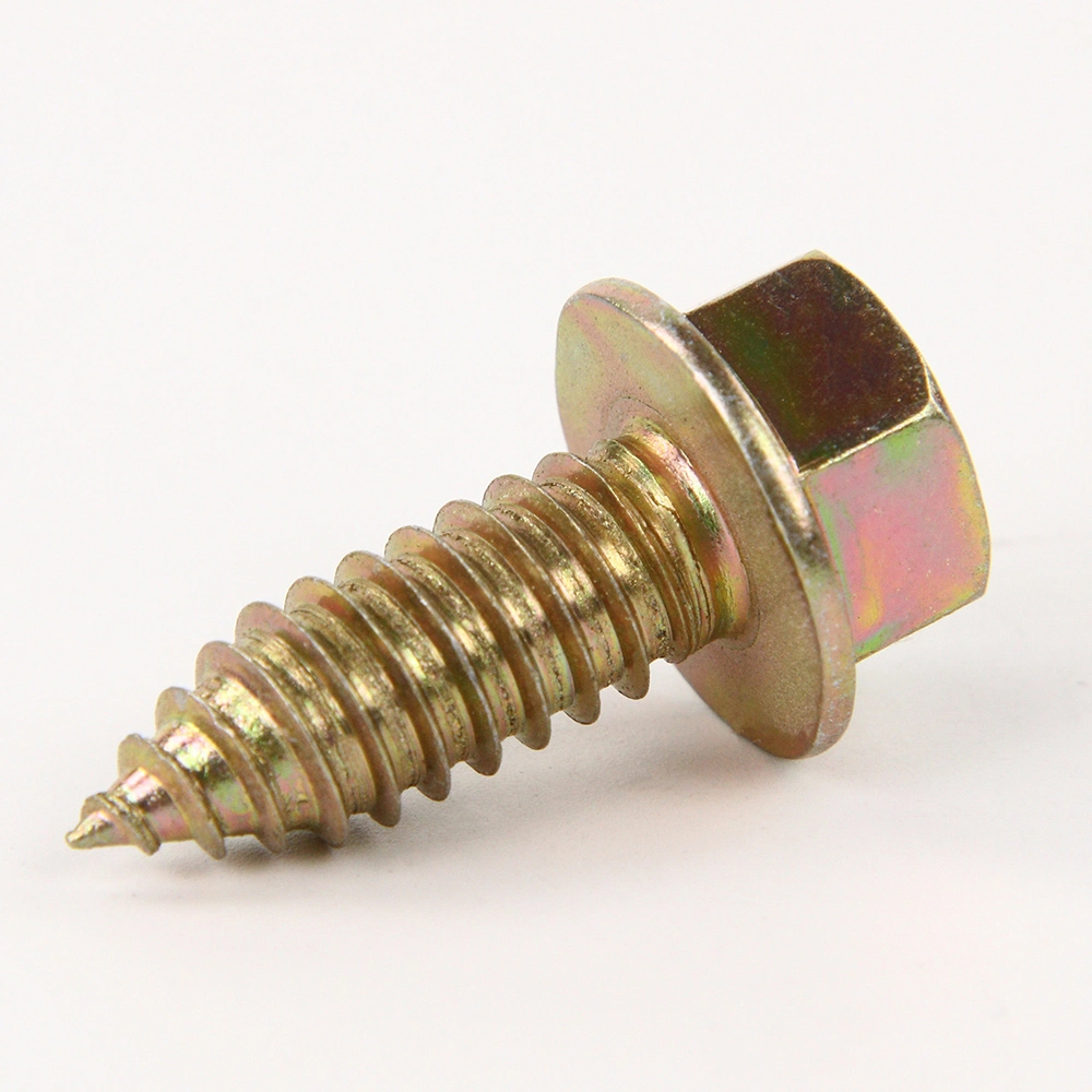 Customized Metal Screws for Automotive Fabricado Hex Flange Self Tapping Screws