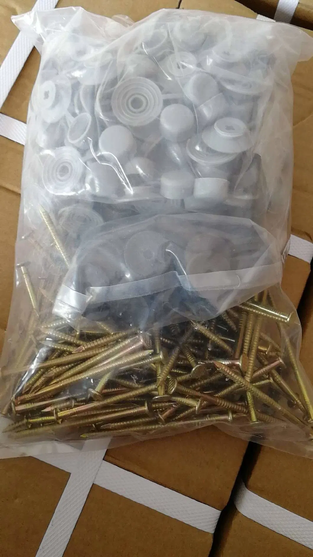 65mm 75mm 100mm Roofing Screws Nails with EPDM Washer and Plastic Caps