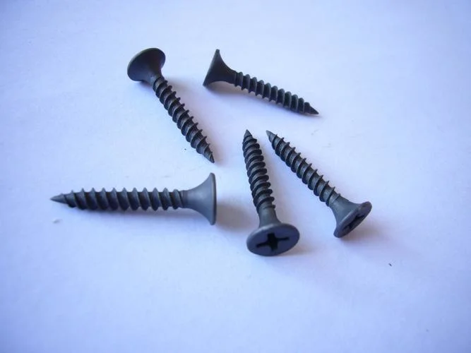 Drywall Plasterboard Screws Black Bugle Head Sharp Point Screw Studding