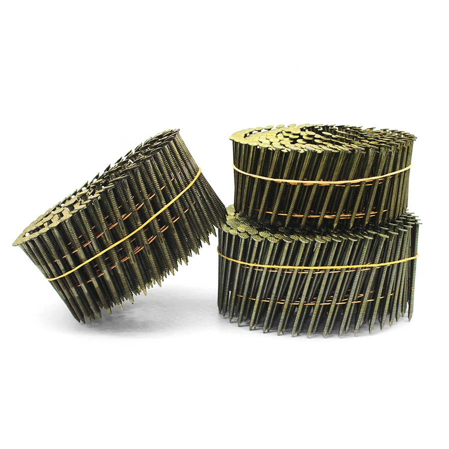 15 Degree Wire Collated Pallet Coil Nails Steel Nails