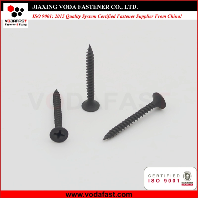 Vodafast Drywall Drilling Tapping Screws Black