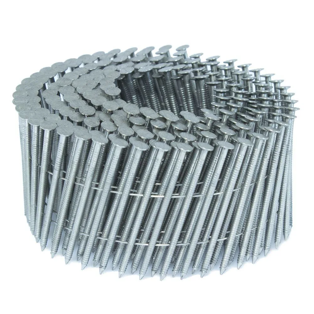 15 Degree Wire Collated Pallet Coil Nails Steel Nails