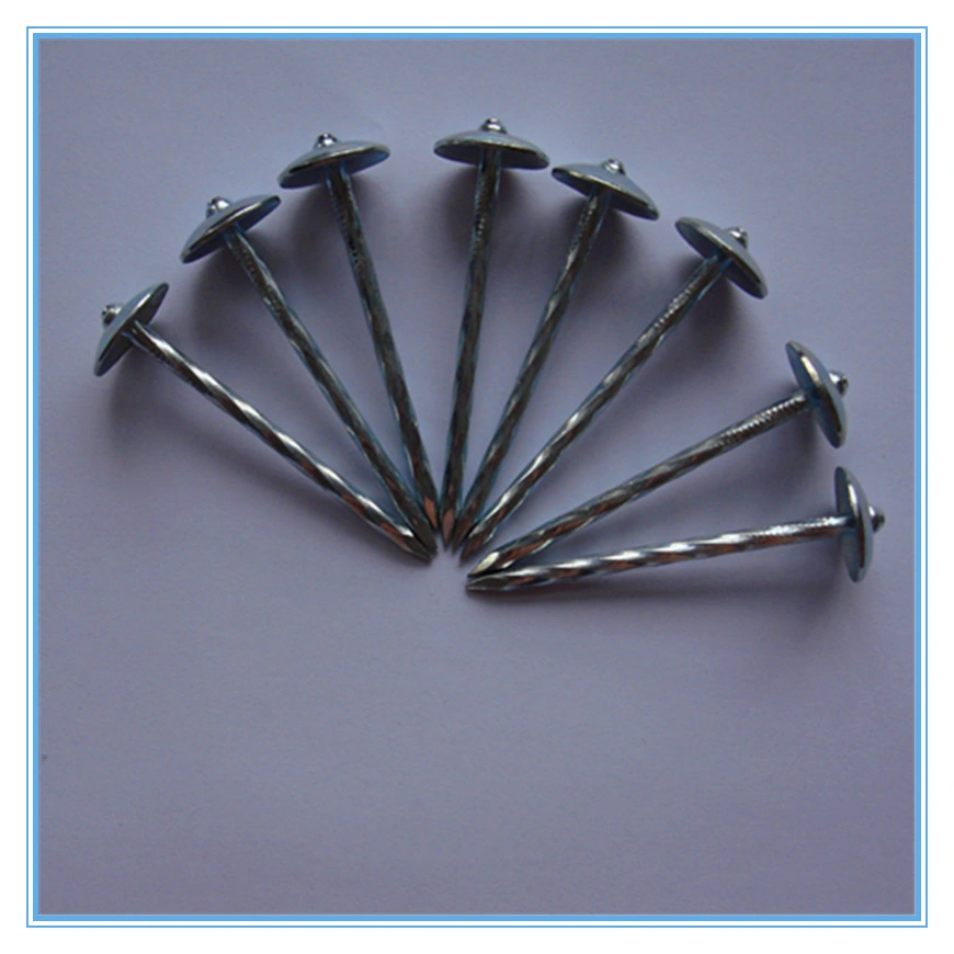 Assembled Concave Shank Roofing Nail