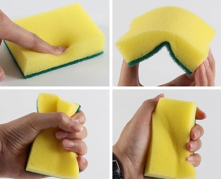 Magic Durable Wavy Dish Sponge Kitchen Cleaning Sponge