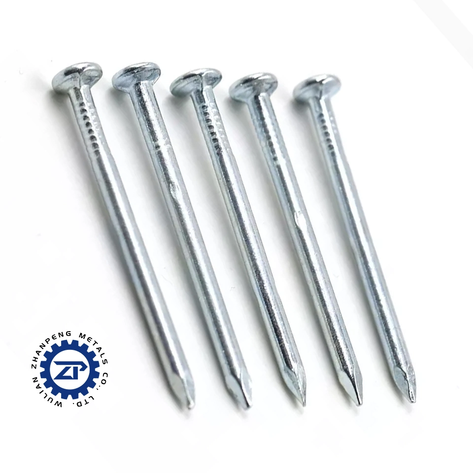 55# Steel Electro Galvanized Concrete Nail with Smooth Shank for Construction