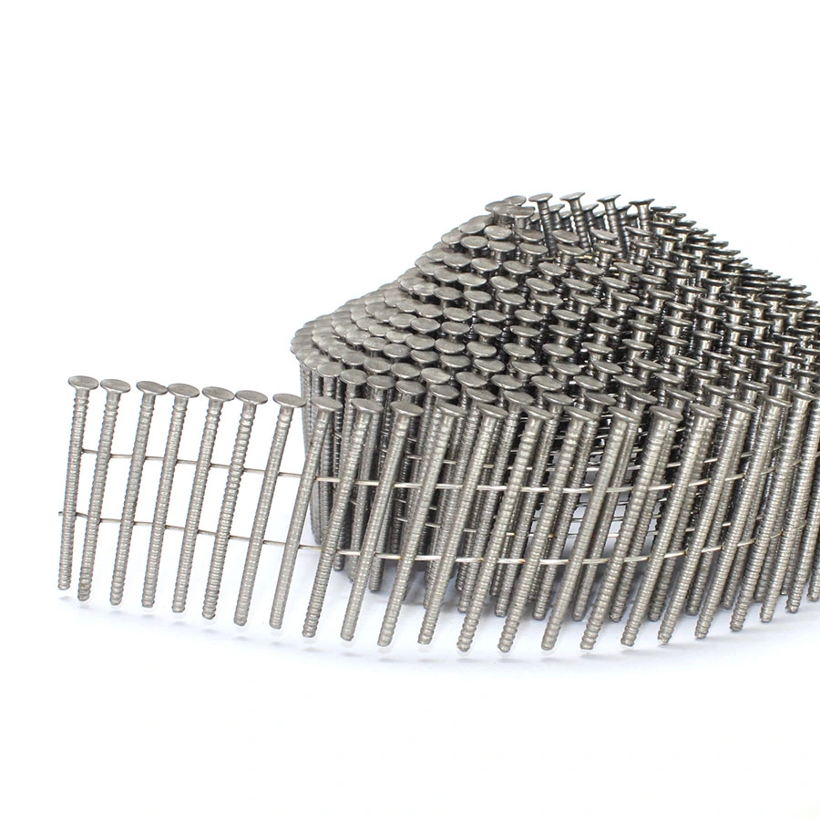 15 Degree 304 Stainless Steel Ring Shank Coil Nails