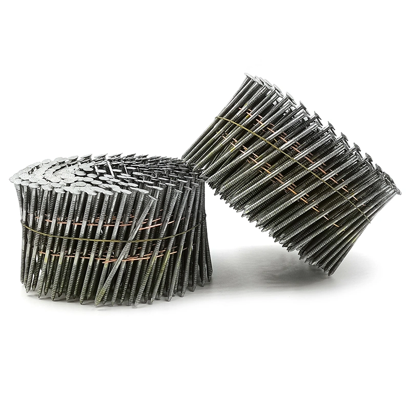 3600 Count 1-1/4-Inch X. 090-Inch Ring Shank 304 Stainless Steel Siding Nails 15-Degree Collated Wire Coil Siding Nails