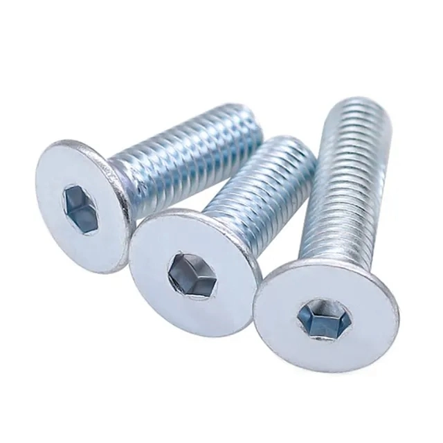 Stainless Steel Hex Socket Allen Grub Screw Brass or Soft Nylon Tip Set Screw with Flat Point