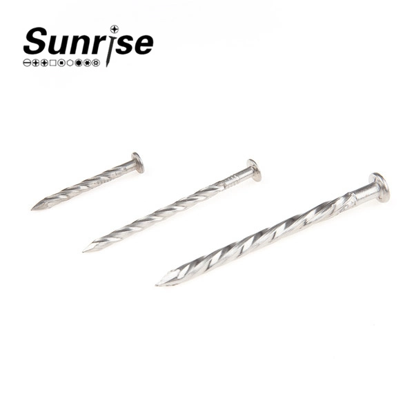 Flat Head (Checkered) Twist Shank Nails Screw