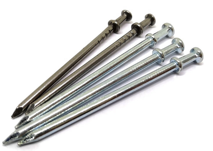 China Factory Galvanized Duplex Nails Carpentry Double Head Nails