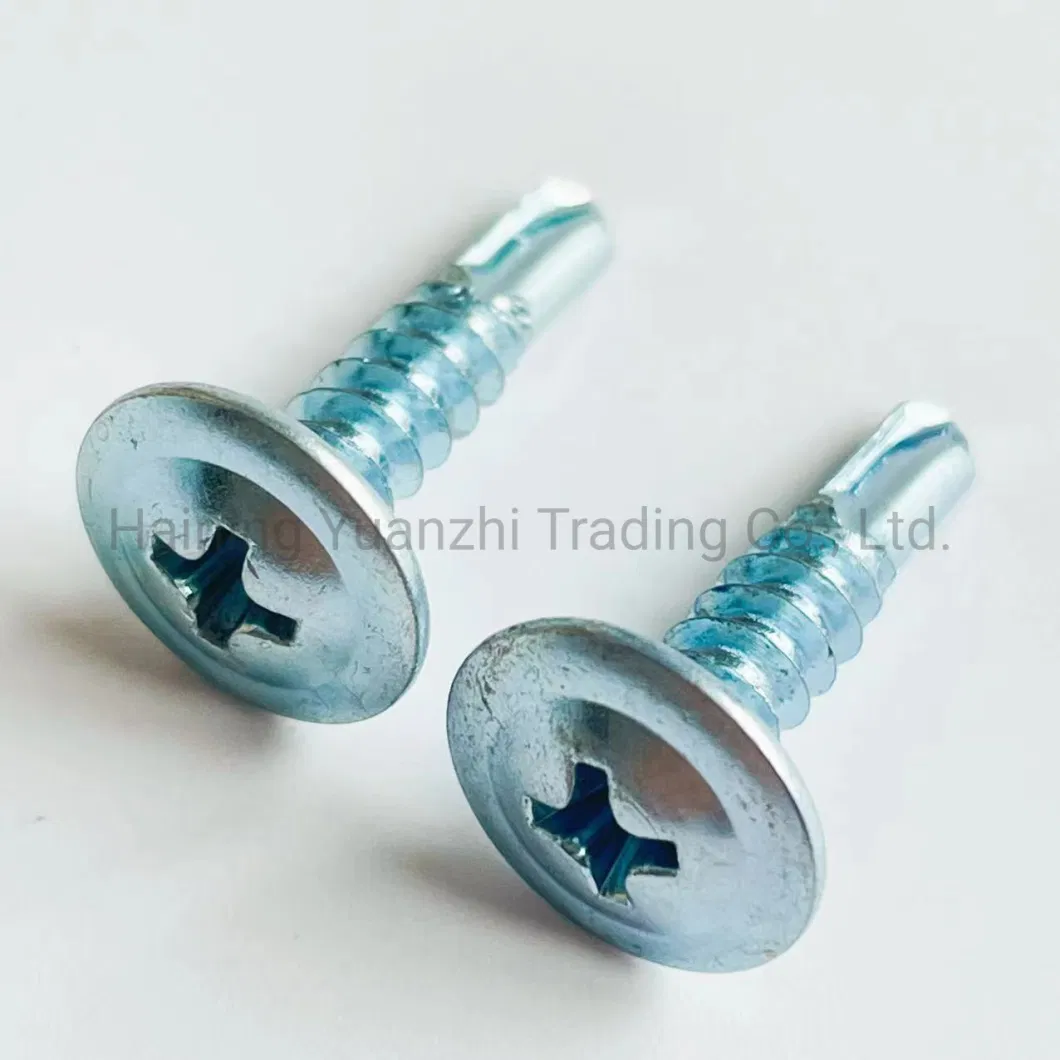 Zinc Plated Phillips Wafer Head Self Drilling Screw From China