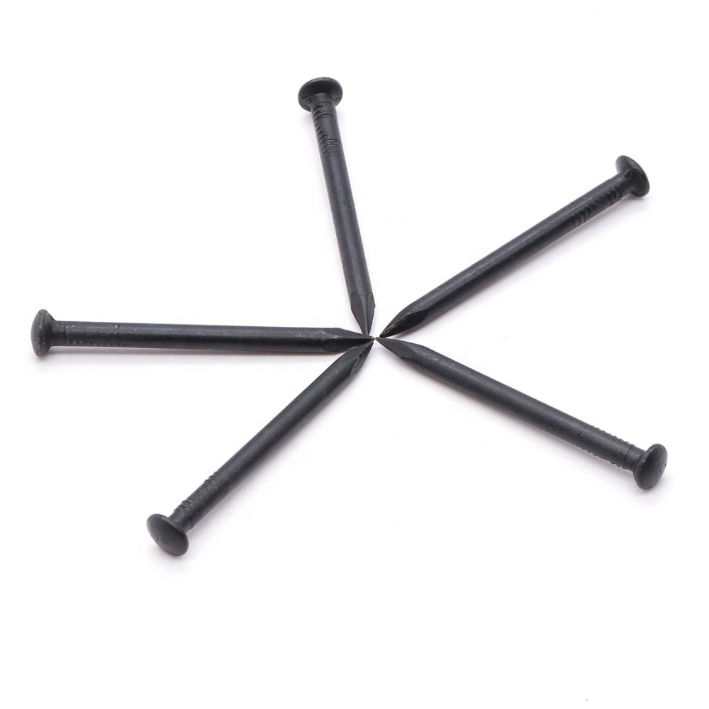 Wholesale High Quality Black Cement Nail Electro Galvanized Black Zinc Coated Concrete Steel Nails