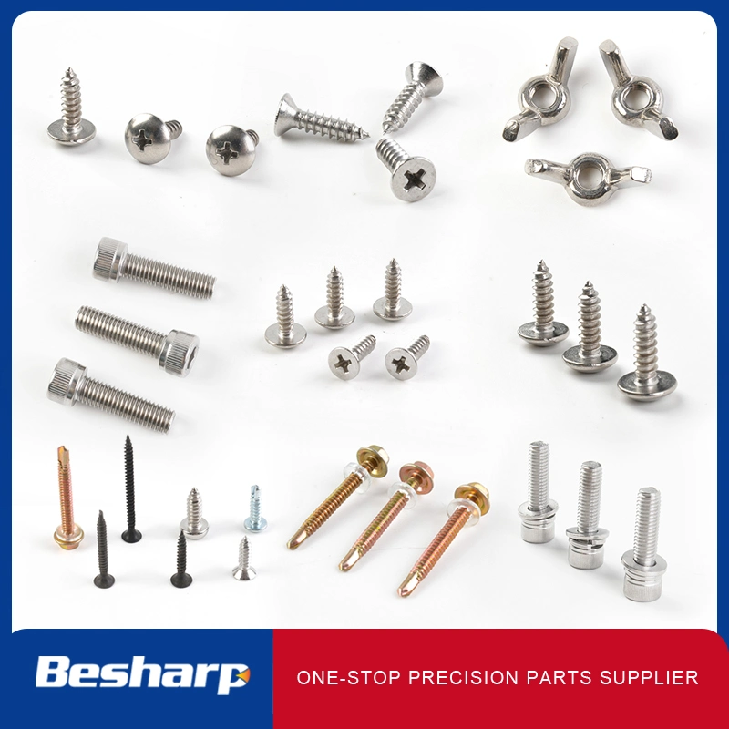 Made in China Hex Bolt/Screw with Stainless/Carbon Steel for Fastener-Fitting and Industrial-Equipment-Components