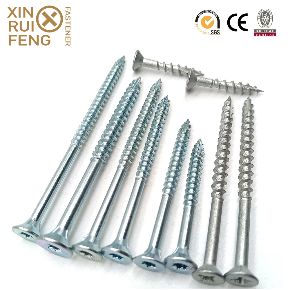 Xinruifeng Fasteners #8X1 1/2&quot; Square Drive Csk Head Saw Tooth Ruspert Wood Type 17 Point Construction Deck Screws