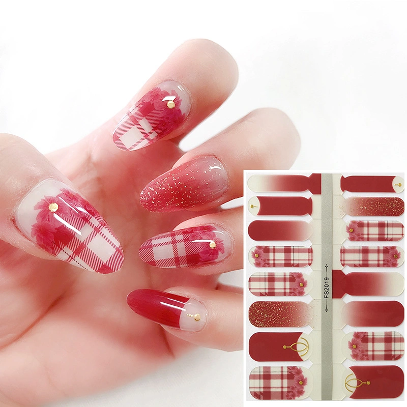 Newest Striped Color Nail Art Stickers